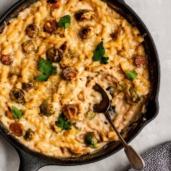 Brussels Sprouts Mac and Cheese