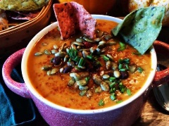 Pumpkin Black Bean Soup 